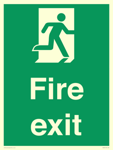 Final fire exit